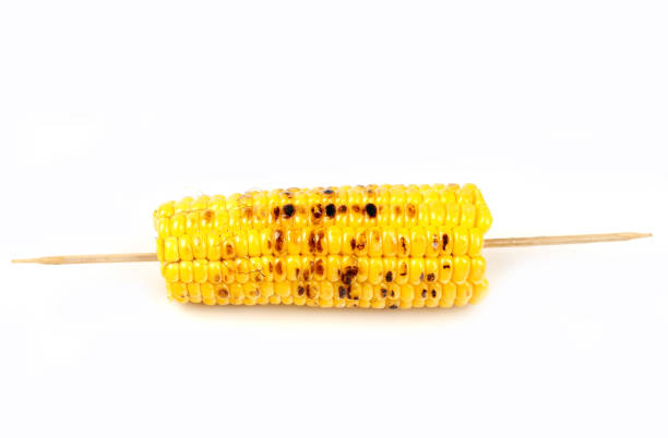 istock corn grill on skewers on white background 1051647922