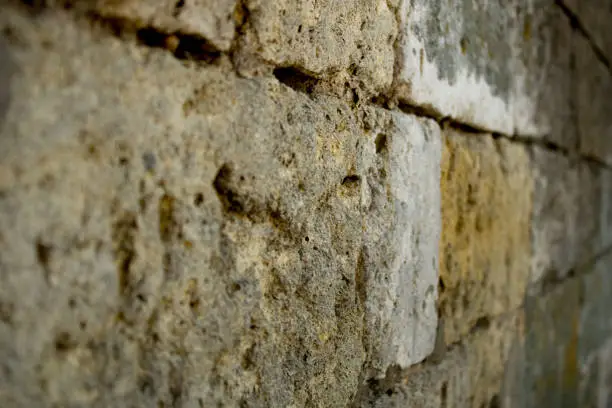 Old stone. brown fance. old fance. wall. background