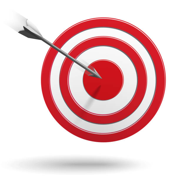 istock Arrows hitting the center of the target - success business concept 1051653410