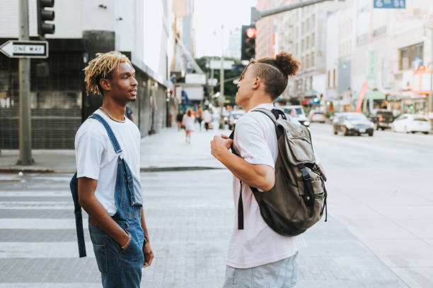 istock Two guys hanging out in LA 1051659480