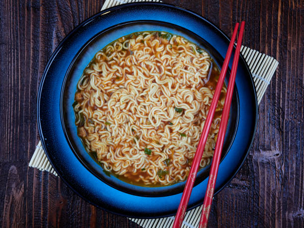 istock Shin Ramyun prepared from instant noodles 1051662666