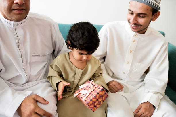 istock Muslim little boy with his family 1051666570