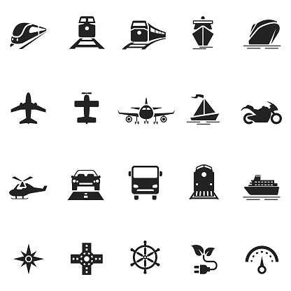 Vehicle icon set
