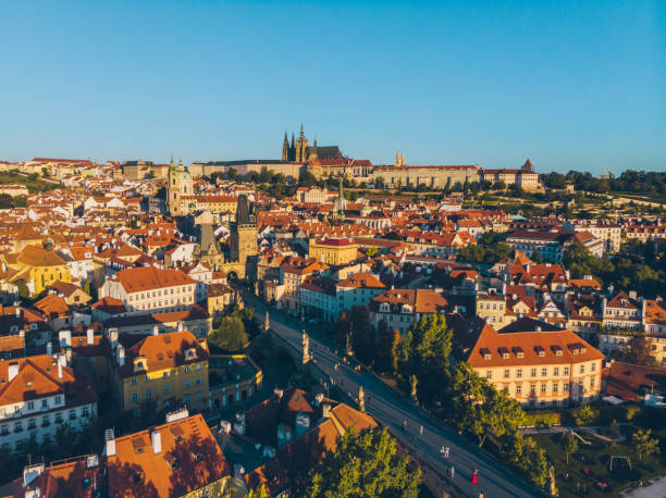 istock old european town on sunrise 1051678120