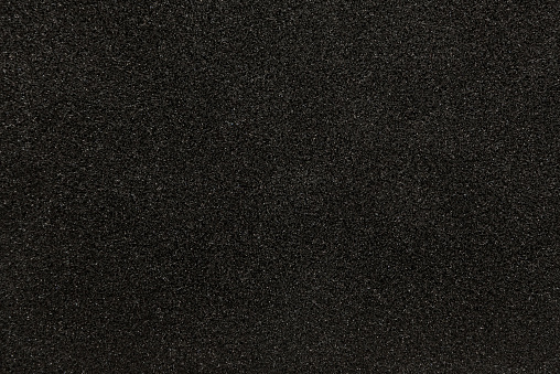Black shockproof synthetic sponge texture for background