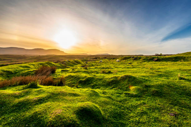 istock twilight over the Staffin seacliffs, Isle of Skye 1051687206