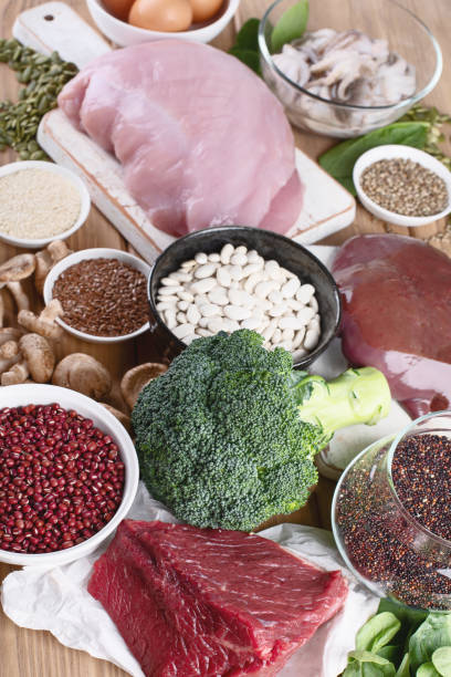 istock Iron rich foods 1051687508