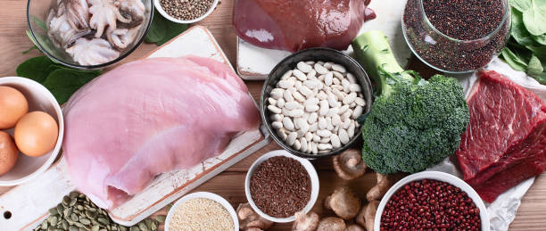istock Iron rich foods 1051687566