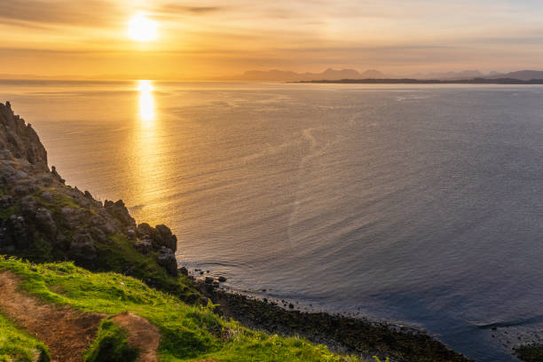 istock twilight over the Staffin seacliffs, Isle of Skye 1051691284