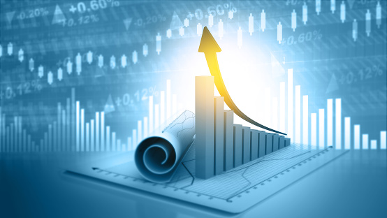 3d Illustration Of Economic Growth Background Stock Photo - Download Image Now - Growth, Gross Domestic Product, Stock Market and Exchange - iStock 3d Illustration Of Economic Growth Background Stock Photo - Download Image Now - Growth, Gross Domestic Product, Stock Market and Exchange - iStock