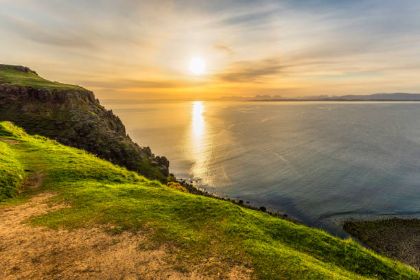 istock twilight over the Staffin seacliffs, Isle of Skye 1051694958