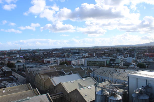 View over Dublin from top of Guinness Storehouse