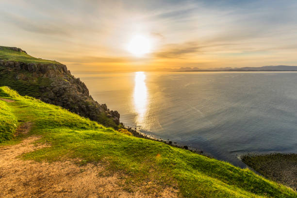 istock twilight over the Staffin seacliffs, Isle of Skye 1051695162