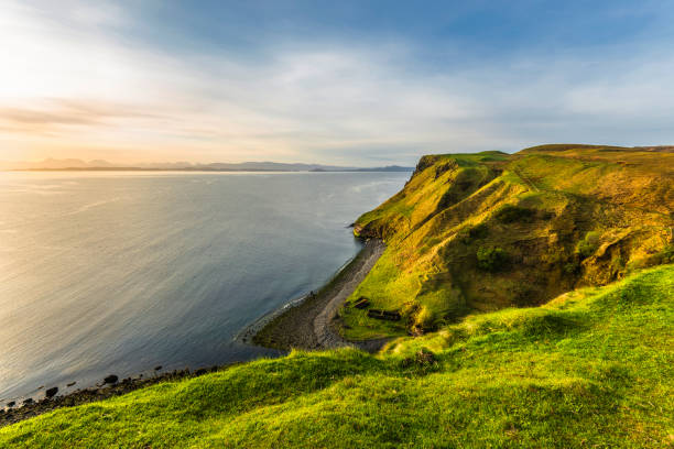 istock twilight over the Staffin seacliffs, Isle of Skye 1051697370