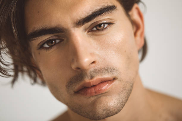 istock Beauty portrait of young man 1051698896