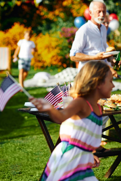 istock Multi-generation Family Celebrating 4th of July 1051702544