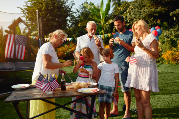 istock Multi-generation Family Celebrating 4th of July 1051702828