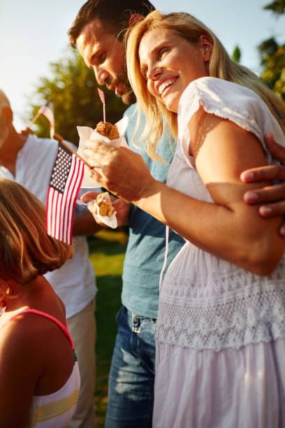 istock Multi-generation Family Celebrating 4th of July 1051703048