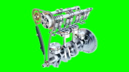 Animation Of Four Stroke Internal Combustion Engine Alpha Channel 3d Stock  Video - Download Video Clip Now - iStock