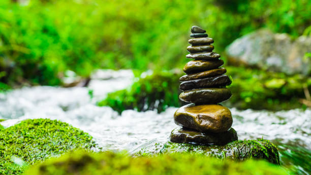 istock Balance and harmony stone in nature 1051716616