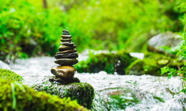 istock Balance and harmony stone in nature 1051716712