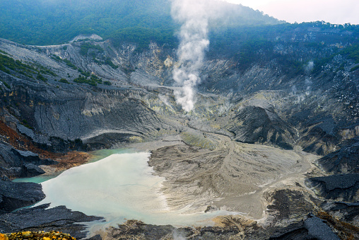 Volcano in Indonesia Mount Tangkuban Parahu