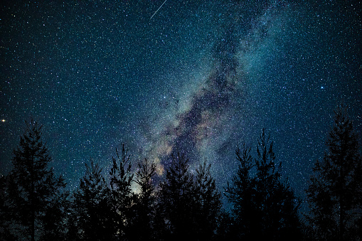 Milky Way at night