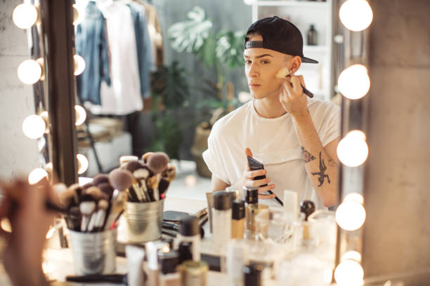 istock Young male makeup artist 1051731844