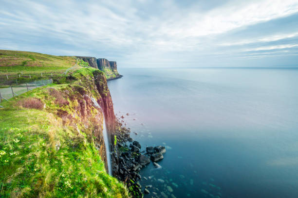 istock kilt rock and Mealt waterfall views 1051732084