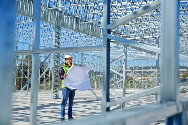 Photo of Engineer At Construction Site