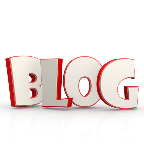istock Blog word with white background 1051738732
