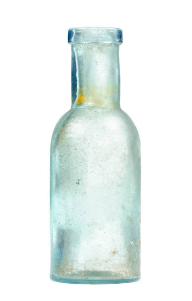 istock Vintage Glass Bottle Isolated on White 1051742254