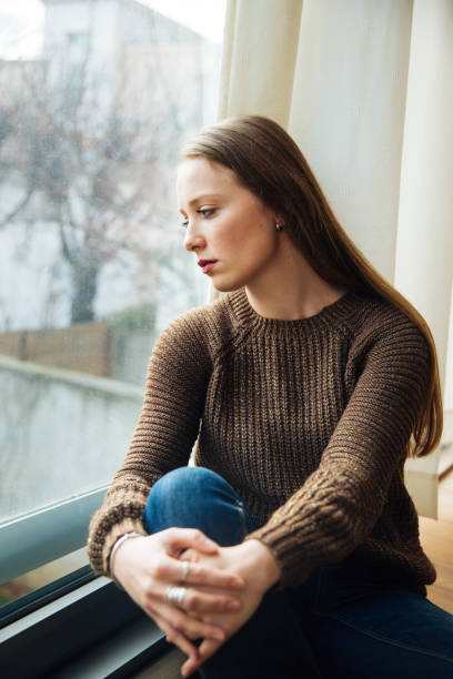 istock Beautiful Long Haired Woman With Emotional Stress 1051749862