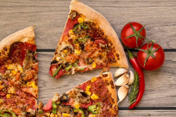 istock Hot Homemade Pepperoni Pizza Ready to Eat 1051768936