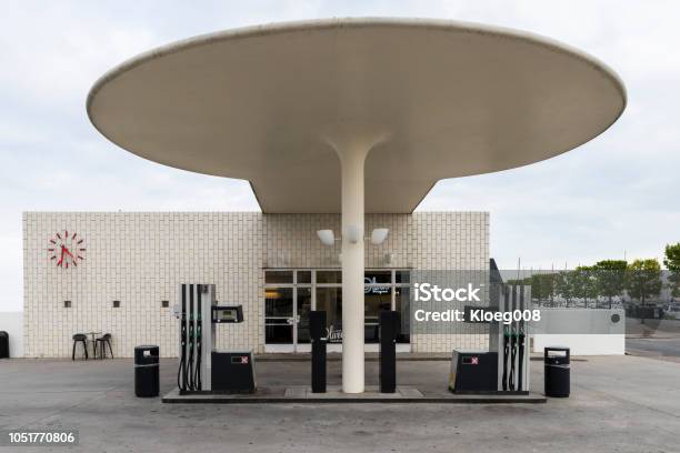 Skovshoved Tankstelle Copenhagen Stockfoto und mehr Bilder von Arne Jacobsen - Arne Jacobsen, Dänemark, 1936