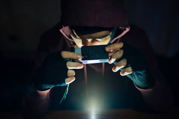 istock Man in Hoodie Picking up Information's 1051774314