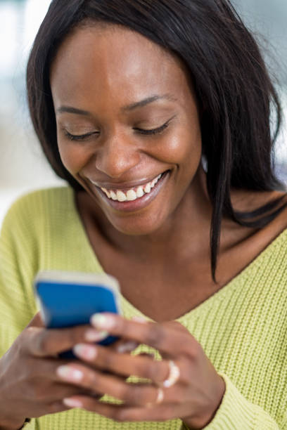 istock Young black woman at lunch 1051780304