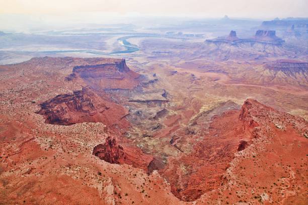 istock Aerial View Of Dramatic Landscape 1051784436