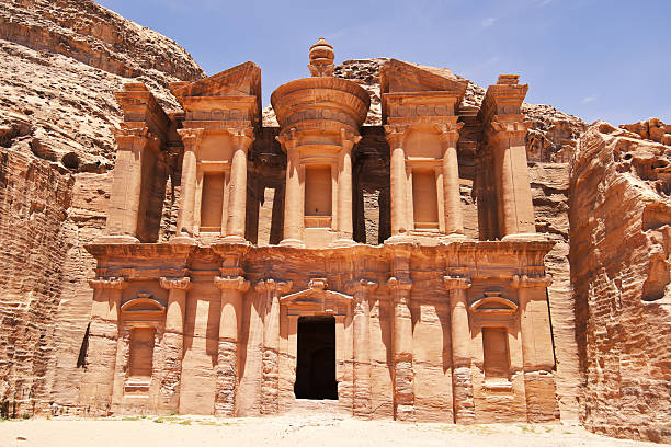 istock The imposing Monastery in Petra, Jordan 105178543