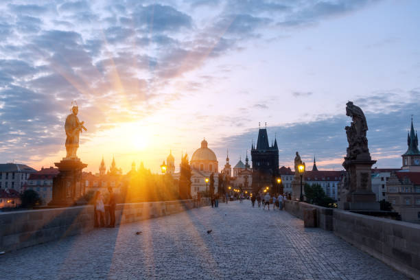 istock Charles Bridge over the River Vitava, Czech Republic 1051787746