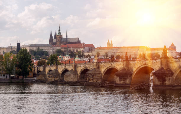 istock Charles Bridge over the River Vitava, Czech Republic 1051788580