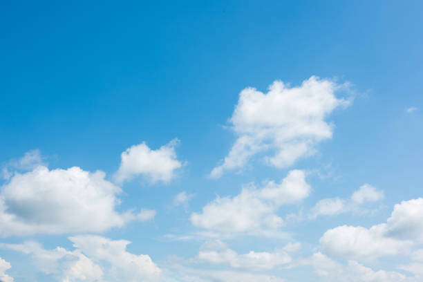 istock Beautiful cirrus clouds against the blue sky 1051799168