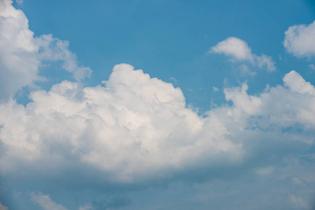 istock Beautiful cirrus clouds against the blue sky 1051799292