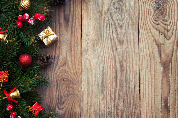 istock Christmas fir tree branches with toys 1051804786