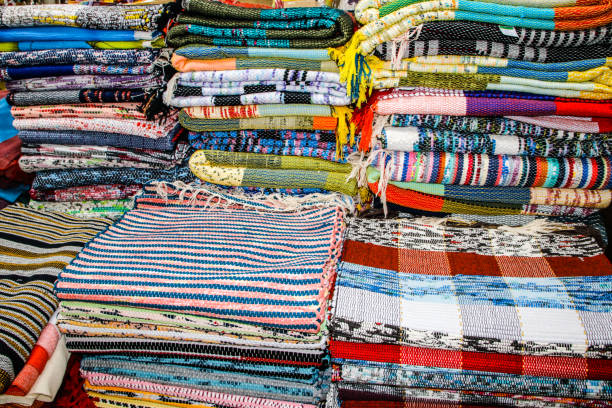 istock crafts of colorful carpets in patchwork. 1051824192