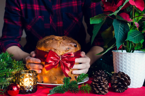 istock Panettone traditional Italian cake for Christmas 1051855384