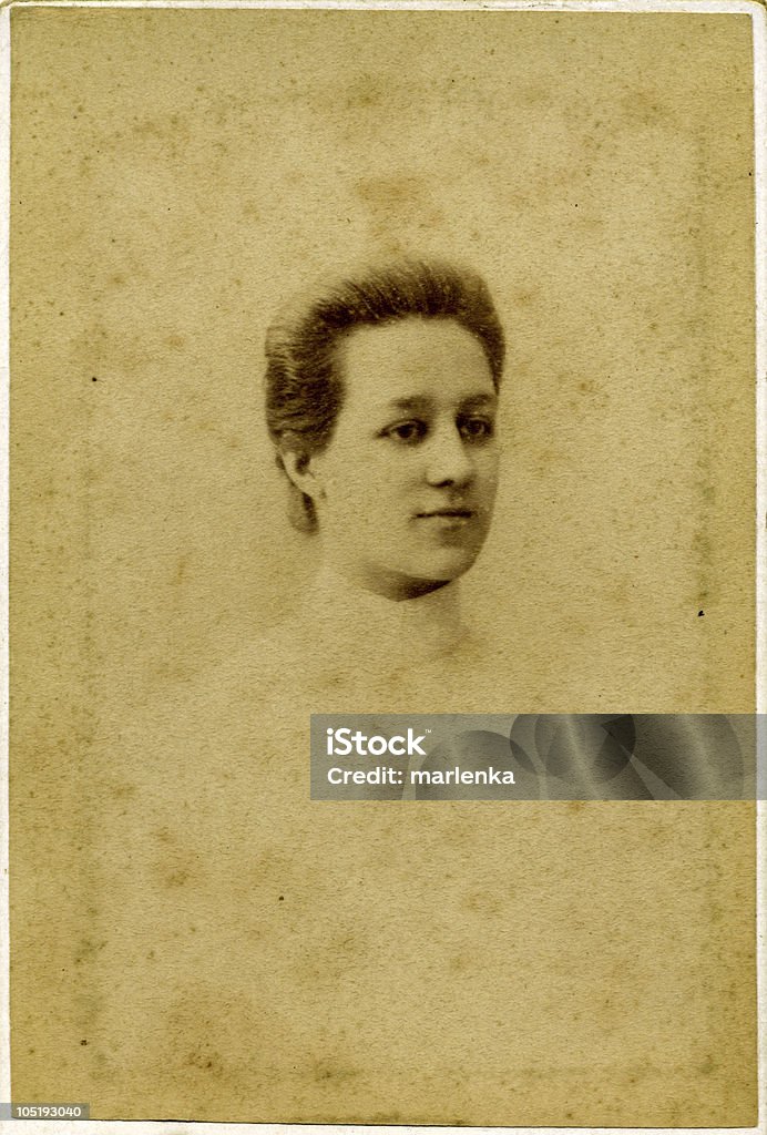 ヴィンテージの女の子。 - 19世紀のロイヤリティフリーストックフォト
