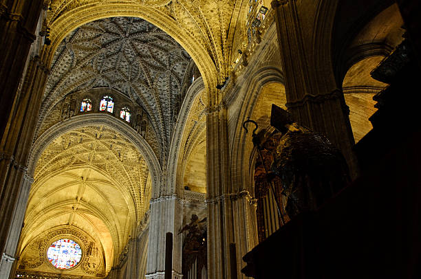 istock Interior of Seville cathedral, Spain 105194443