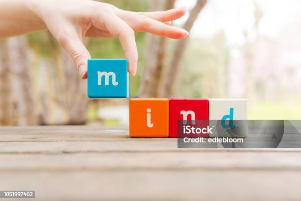 Mind Word And Hand Stock Photo - Download Image Now - Alphabet, Communication, Concepts