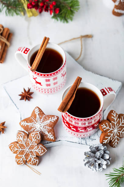 istock hot tea with cinnamon, star anise and ginger cookies 1052005588